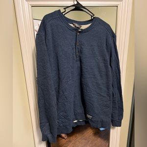 Eddie Bauer Sherpa lined fleece Henley